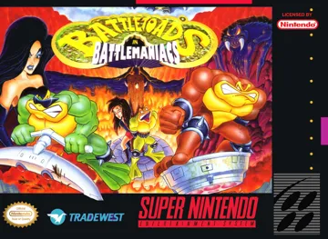 Battletoads in Battlemaniacs (USA) (Beta) box cover front